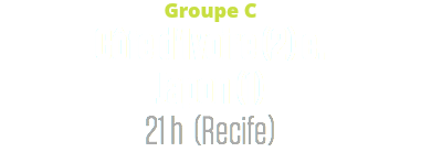 Groupe C
Côte d'Ivoire (2) c. Japon (1)
21 h (Recife)
